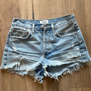 Agolde Parker Denim Shorts